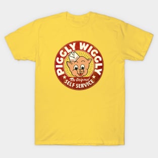 Piggly Wiggly Self Service Worn T-Shirt